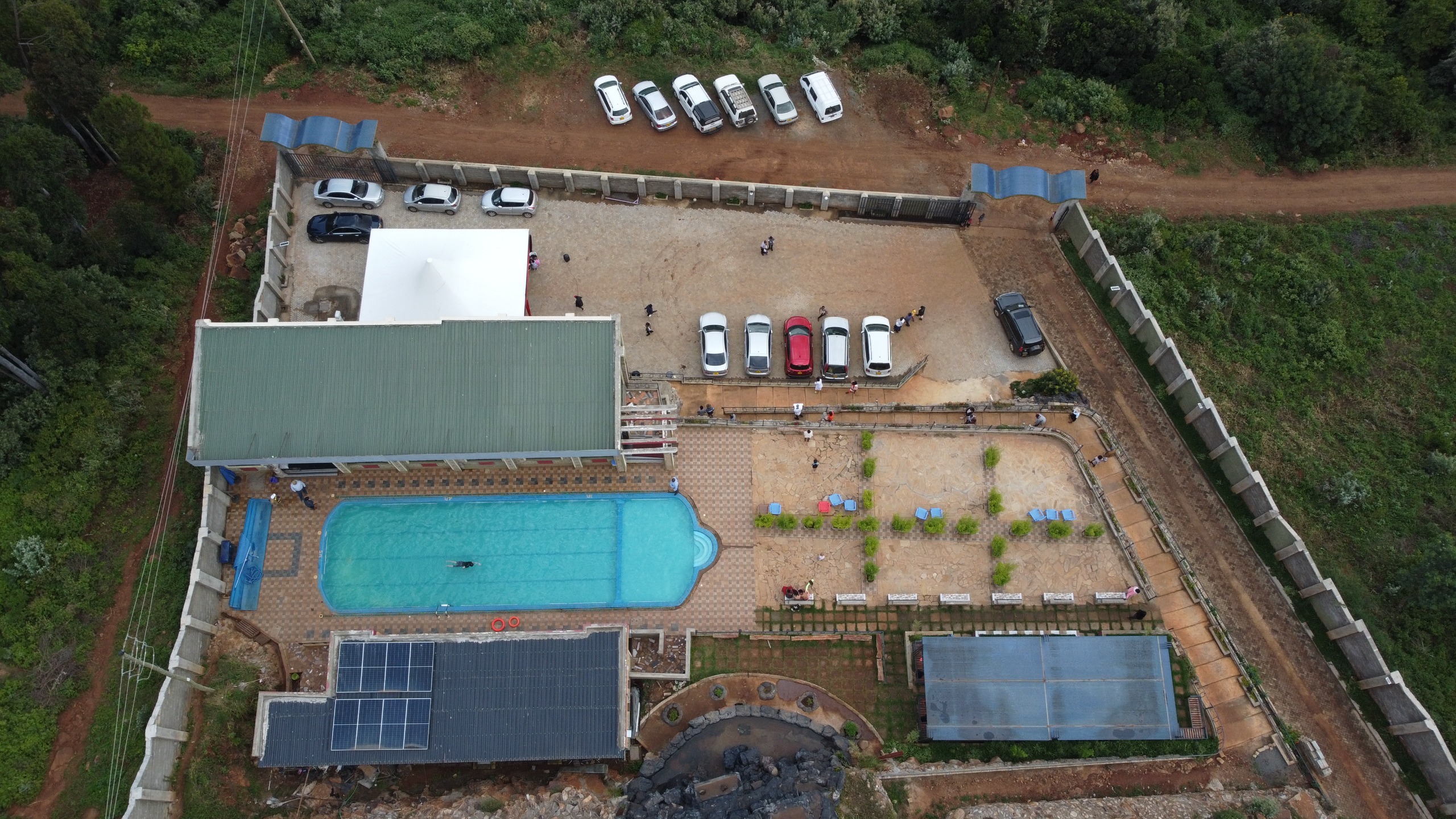 Infinity Heated Pool at Kijabe Rock Ridge